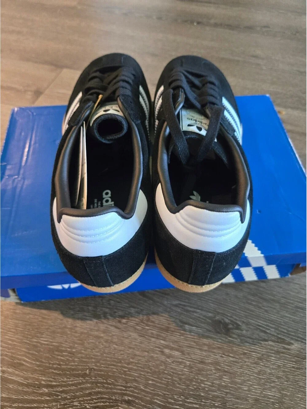 Adidas Samba OG IH6850 Black White Gum Men's Size 12 Sneakers New In Box
